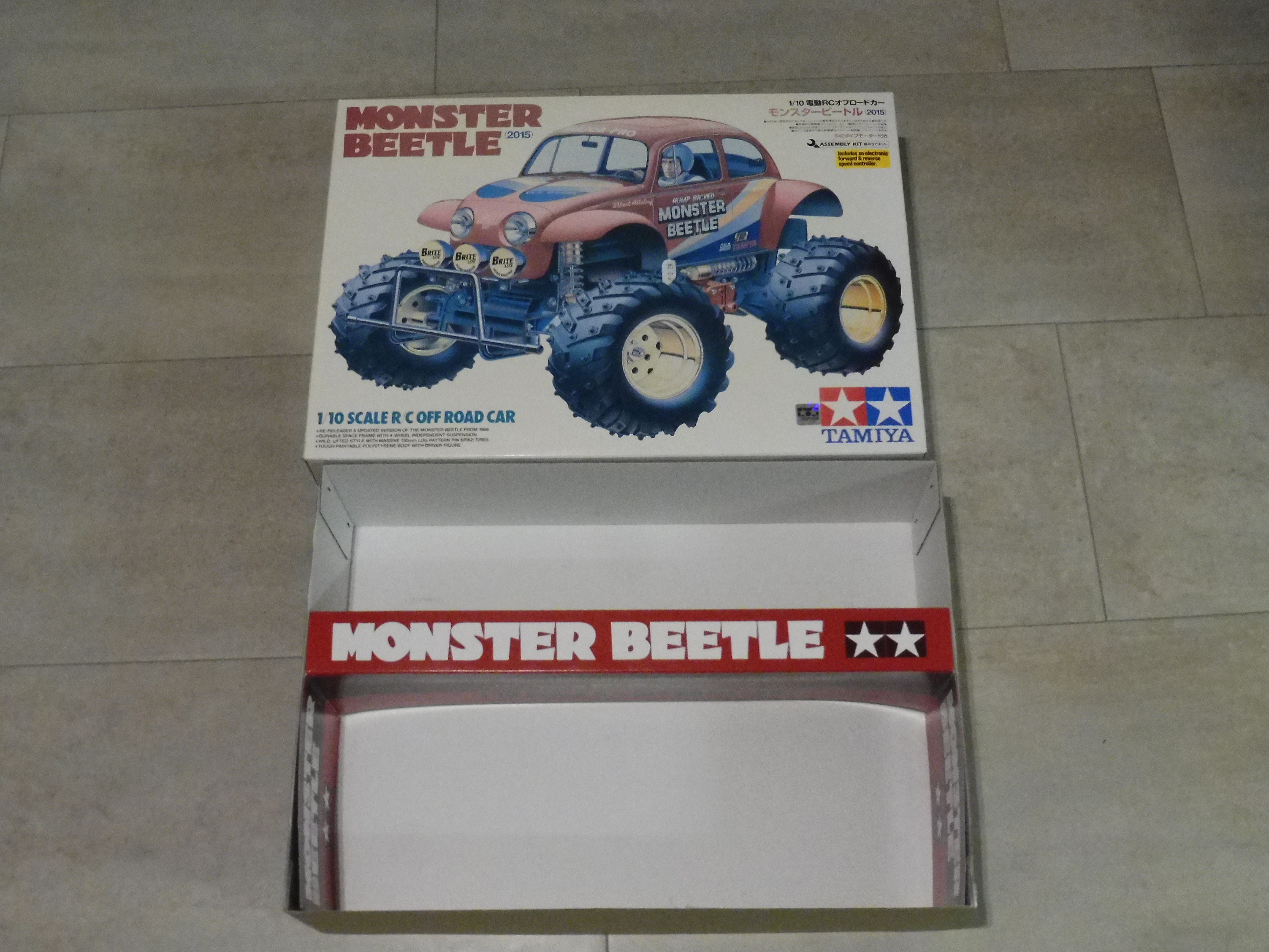 WMS RC SHOP - Tamiya Monster Beetle 2015 empty Box